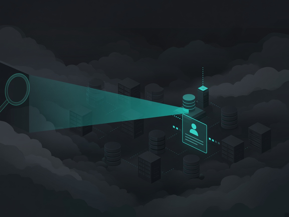 Search beam locating a subject across cloud systems