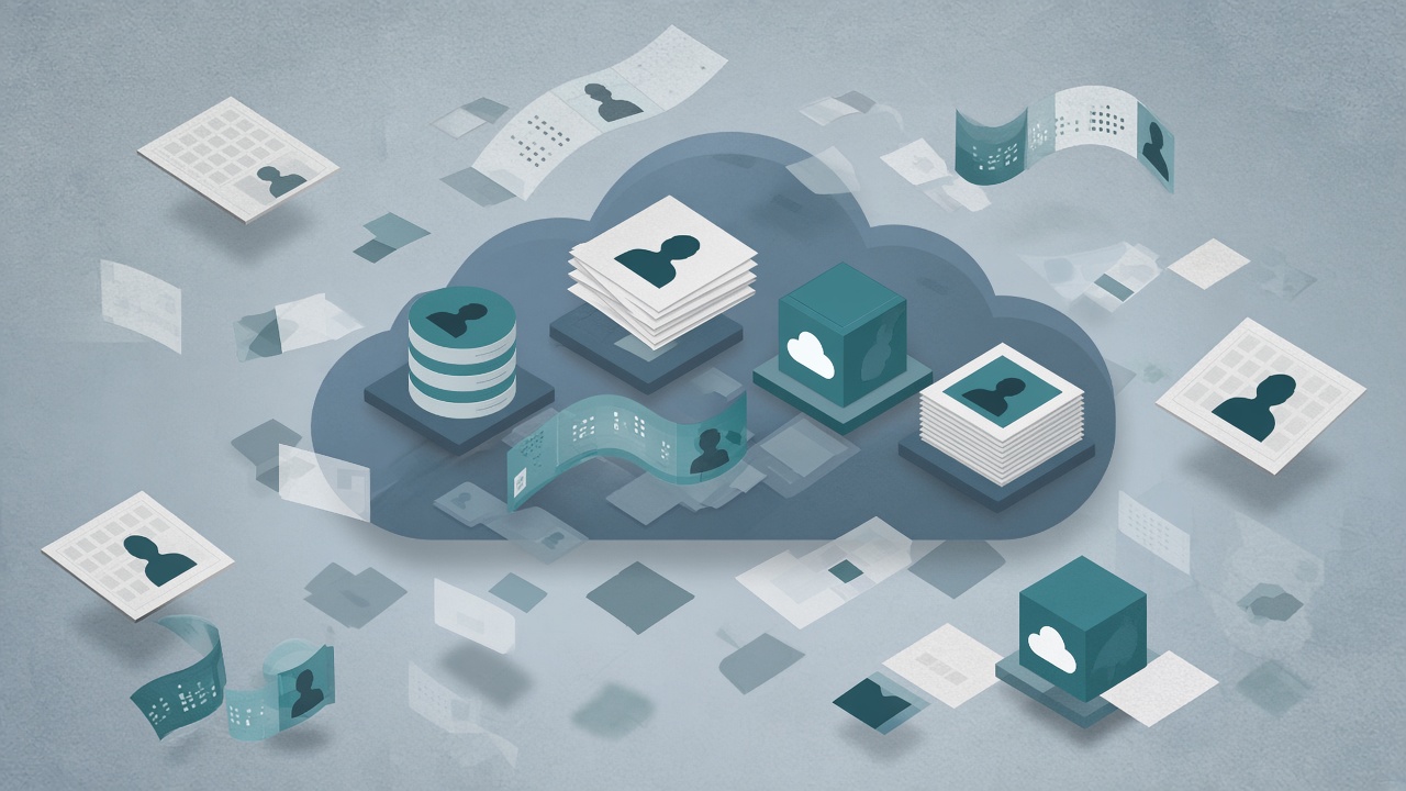 Scattered data copies across databases, logs, indexes, and backups